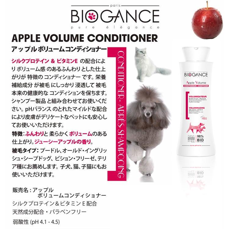 バイオガンス4L プロテインプラスシャンプー アップルボリューム