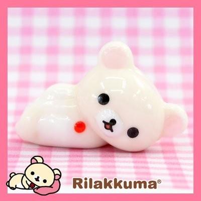 新品】コレクタブルグラスフィギュア コリラックマ横寝 : アーク