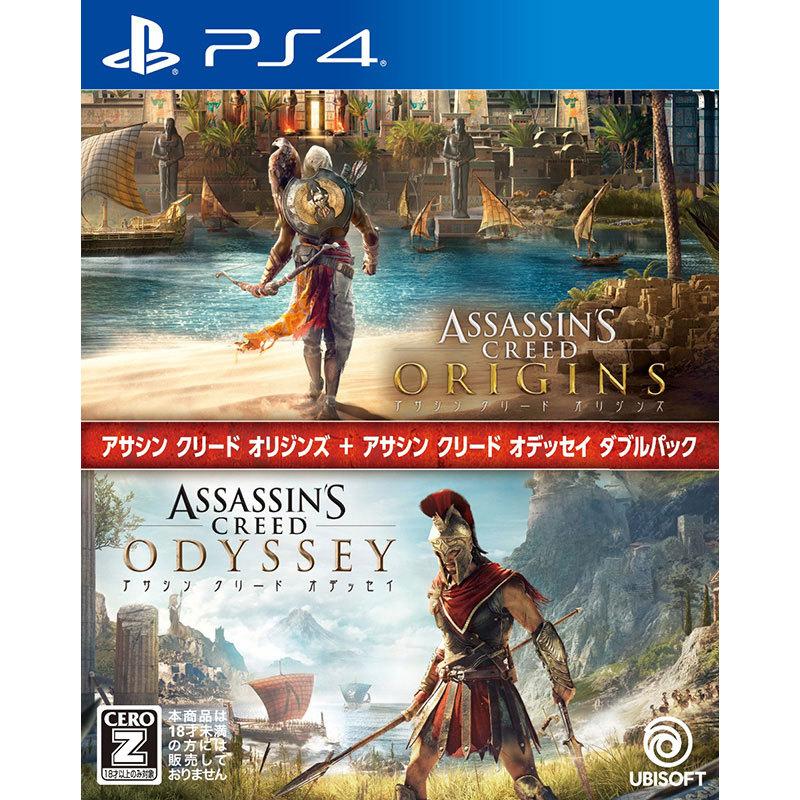 新品】PS4 アサシン クリード オリジンズ + オデッセイ ダブル 新品】PS4 アサシン クリード オリジンズ + オデッセイ ダブル