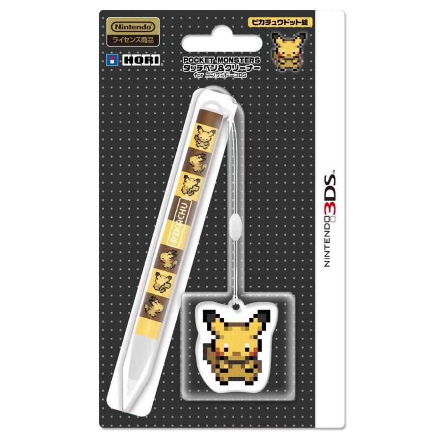 N3ds ポケットモンスター タッチペン クリーナー ピカチュウドット絵 Hori アークオンライン Yahoo 店 通販 Yahoo ショッピング