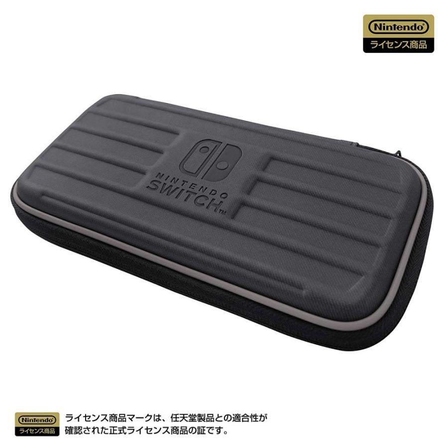 新品】Switch Lite用 タフポーチ（ブラック×グレー） : アーク