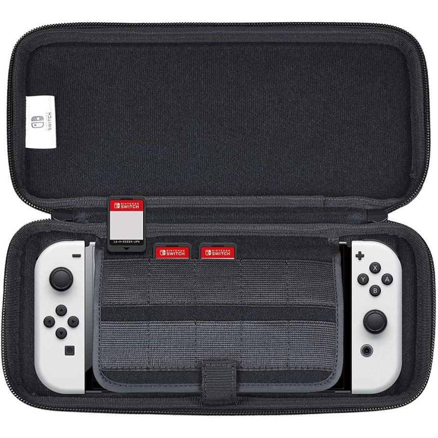 Nintendo Switch 有機ELモデル 本体＋スリムハードポーチ 新品】Switch HORI スリムハードポーチ プラス (ブラック)【有機EL