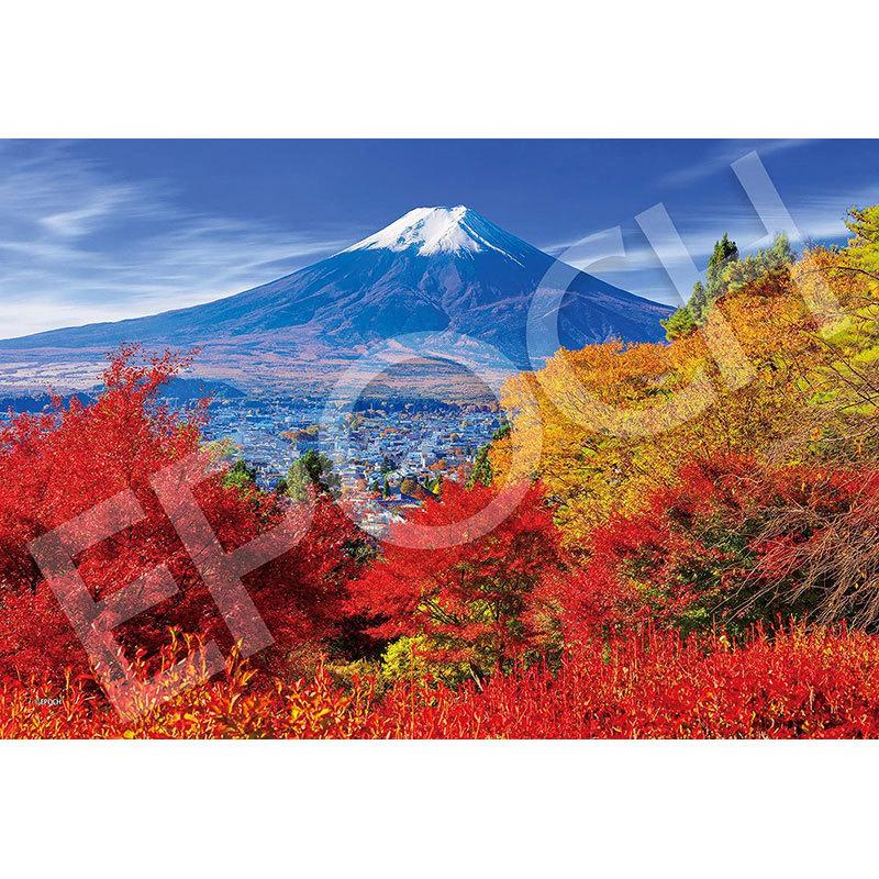 ジグソーパズル 紅葉と富士山 300ピース(26x38cm)