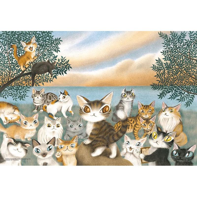 やのまん 【新品】ジグソーパズル わちふぃーるど 世界子猫会議 300