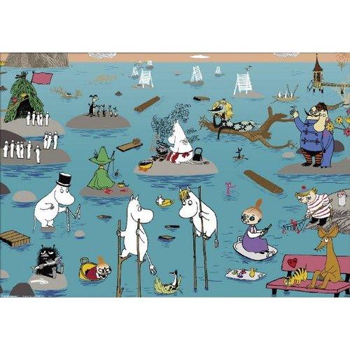 やのまん 【新品】ジグソーパズル 恋するムーミン 500ピース(38x53cm