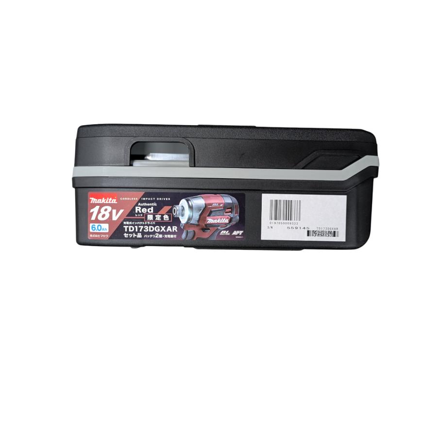 TD173DRGXAR【未使用】マキタ Makita TD173DRGXAR 充電式インパクトドライバ 限定オーセンティックレッド バッテリ×2・充電器付き【ハンズクラフト佐賀】 マキタ（makita） 特別限定色 TD173DZAR オーセンティックレッド 赤色