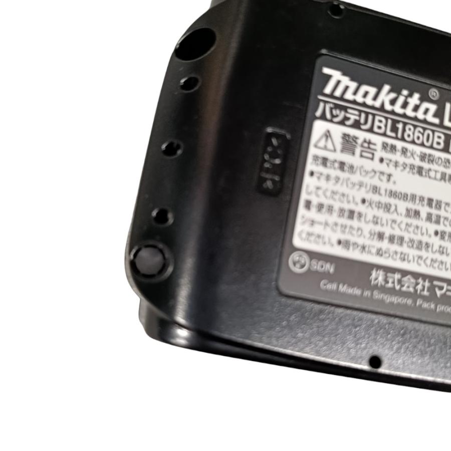マキタ 　 国内正規品 純正品 18V 6.0Ah リチウムイオンバッテリー BL1860B　残量表示付　TD171 TD172 TD173 TW300 TP141 DC18RFなど対応 | マキタ | 07