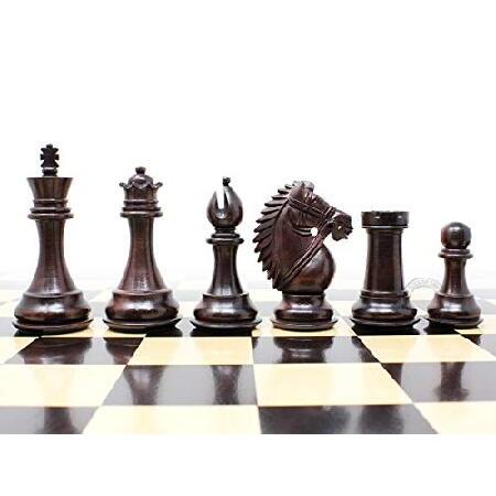 2022激安通販 Chess Rosewood/Boxwood - Chess of 新品House Pieces - mm) (102 4.0" Staunton Rio 生活雑貨