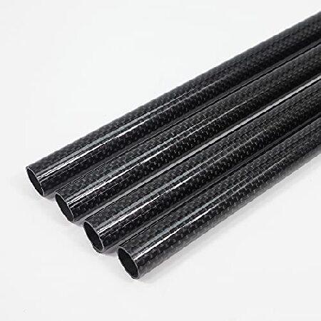 本物の  Wrapped Roll 3K 500mm x 30mm x 28mm 4PCS 新品ARRIS 100% Tube Fiber Carbon Pure 生活雑貨
