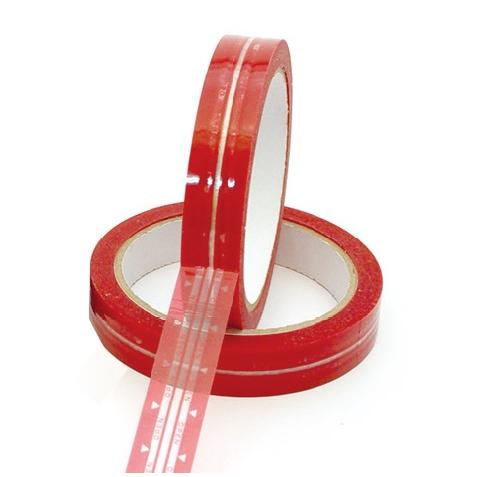 梱包用テープ赤 OKCTR10 KCテープ（50巻）フードパック 食品 容器 固定