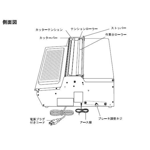 ARC製 マルチラッパー 520B2(500mm幅対応) 食品包装用補助機 自社製品