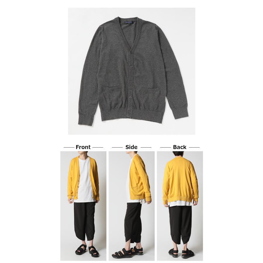 カーディガン メンズ 人気 薄手 ニットカーデ ハイゲージ トップス メンズ 秋冬/爆買 | ARCADE | 15