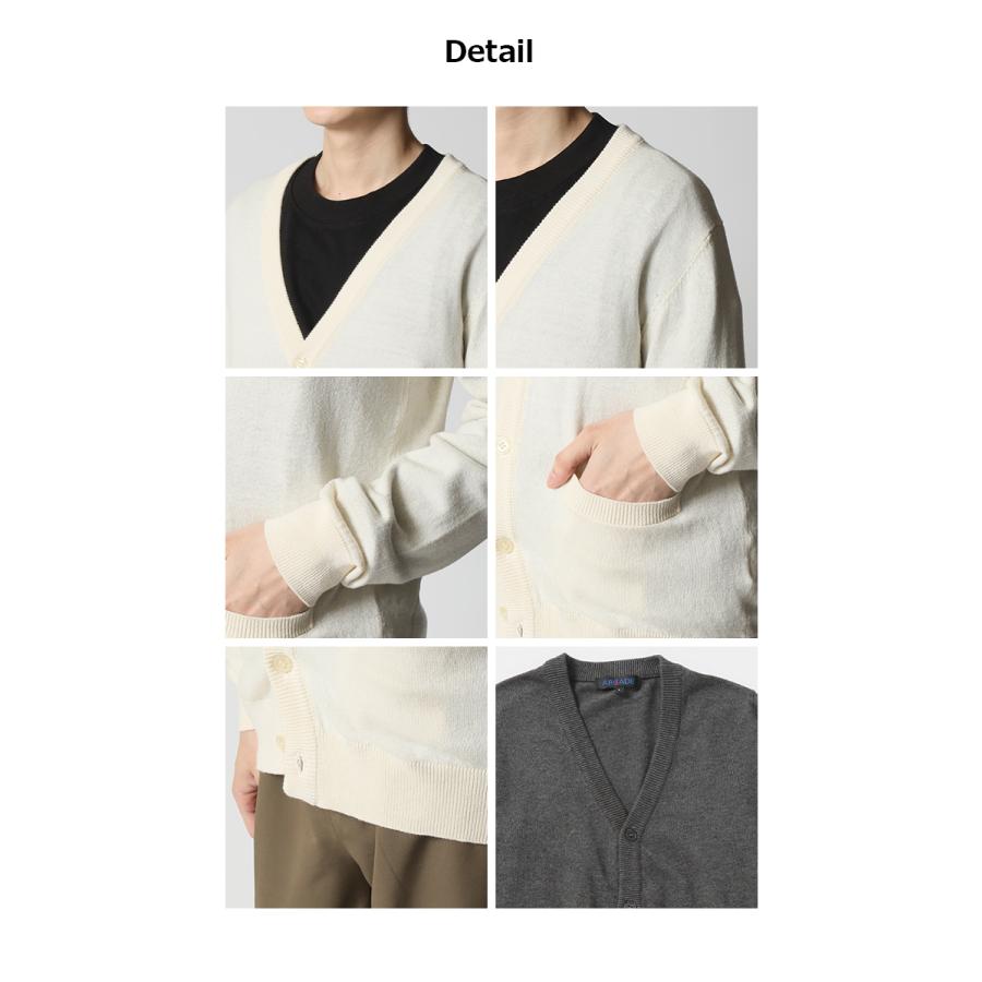 カーディガン メンズ 人気 薄手 ニットカーデ ハイゲージ トップス メンズ 秋冬/爆買 | ARCADE | 17