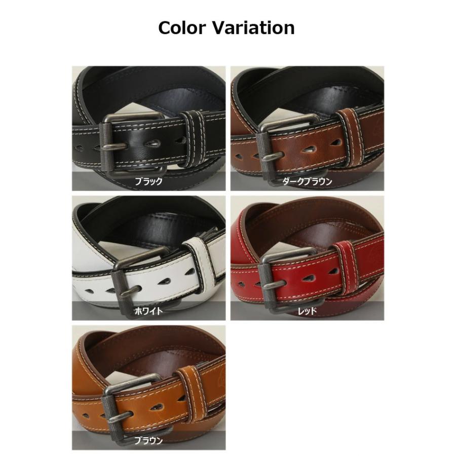Dickies（ディッキーズ） ベルト PUレザー ベルト スタックステッチ