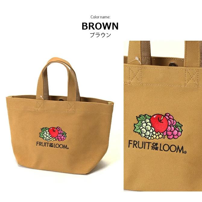 ランチバッグ フルーツオブザルーム ロゴ キャンバス トートバッグ 