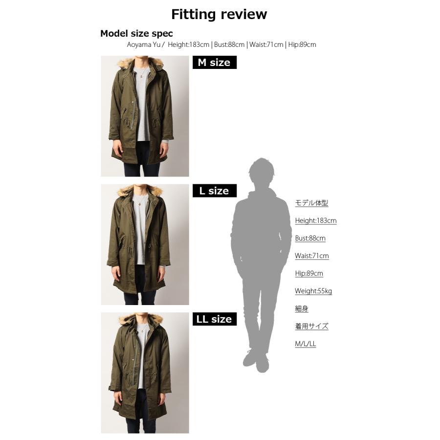 アウター メンズ モッズコート メンズ ライナー付き フード脱着 ファー脱着 ミリタリー コート 2020 秋冬/爆買 | ブランド登録なし | 04