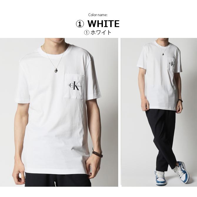 希少   JEANS カルバンクライン ポケット半袖Tシャツ Calvin Klein Jeans/ カルバンクラインジーンズ CK モノグラム