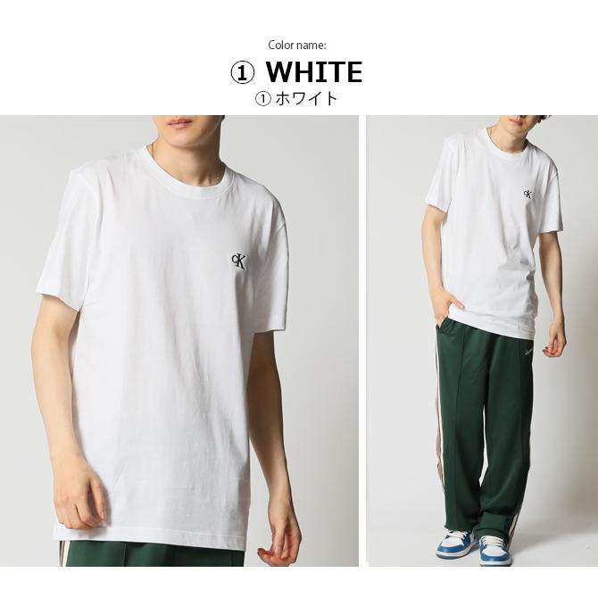   Jeans カルバンクラインジーンズ CK ワンポイント刺繍 メンズ ブランド  半袖Tシャツ ESSENTIAL SLIM TEE Calvin Klein（カルバン・クライン） Calvin Klein Jeans/ カルバン