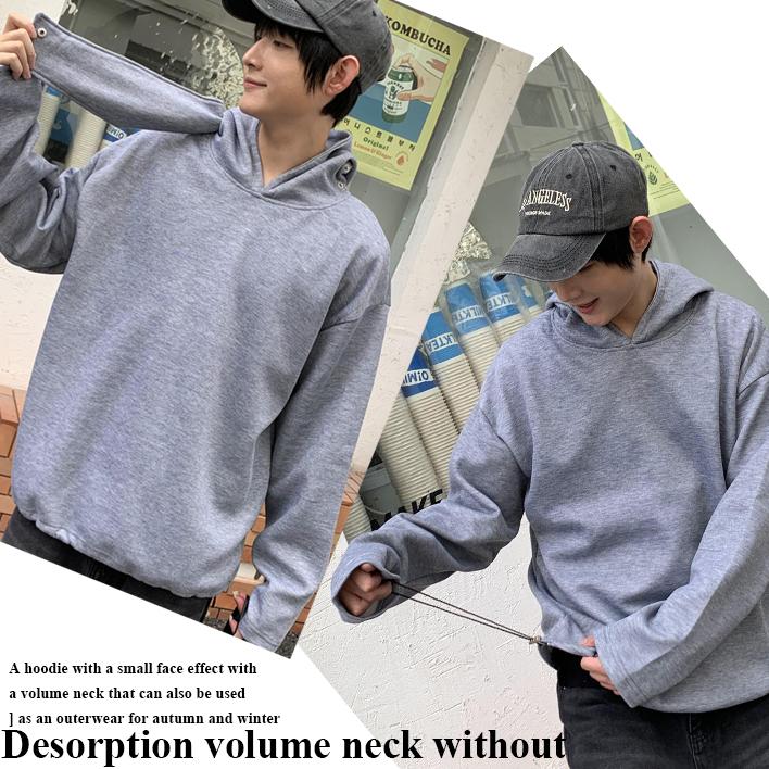 ARCADE パーカー メンズ オーバーサイズ 脱着2WAY ボリューム