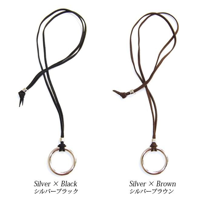 ネックレス メンズ リングネックレス 艶あり チャーム リング/爆買