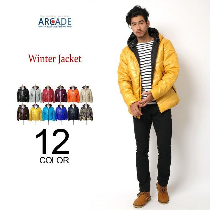 中綿ジャケット ダウンジャケット メンズ ミリタリー フード付きダウン パーカー ミリタリージャケット メンズ アウター ダウン コート 秋 冬 Arcade 通販 Paypayモール
