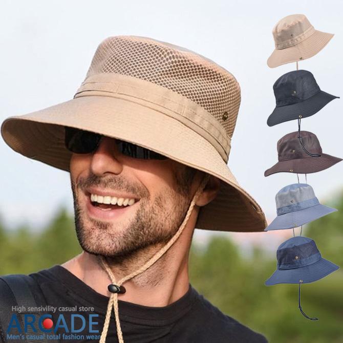 帽子 メンズ レディース ハット 大きい サファリハット アウトドアハット UVカット 35％OFF 紫外線対策 夏 日よけ 新作 新商品 折りたたみ