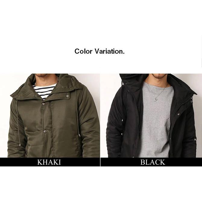 ミリタリージャケット メンズ 中綿入り ボリュームネック 中綿入り ミリタリーブルゾン 防寒 ブルゾン メンズ セール202201/爆買 | ブランド登録なし | 08