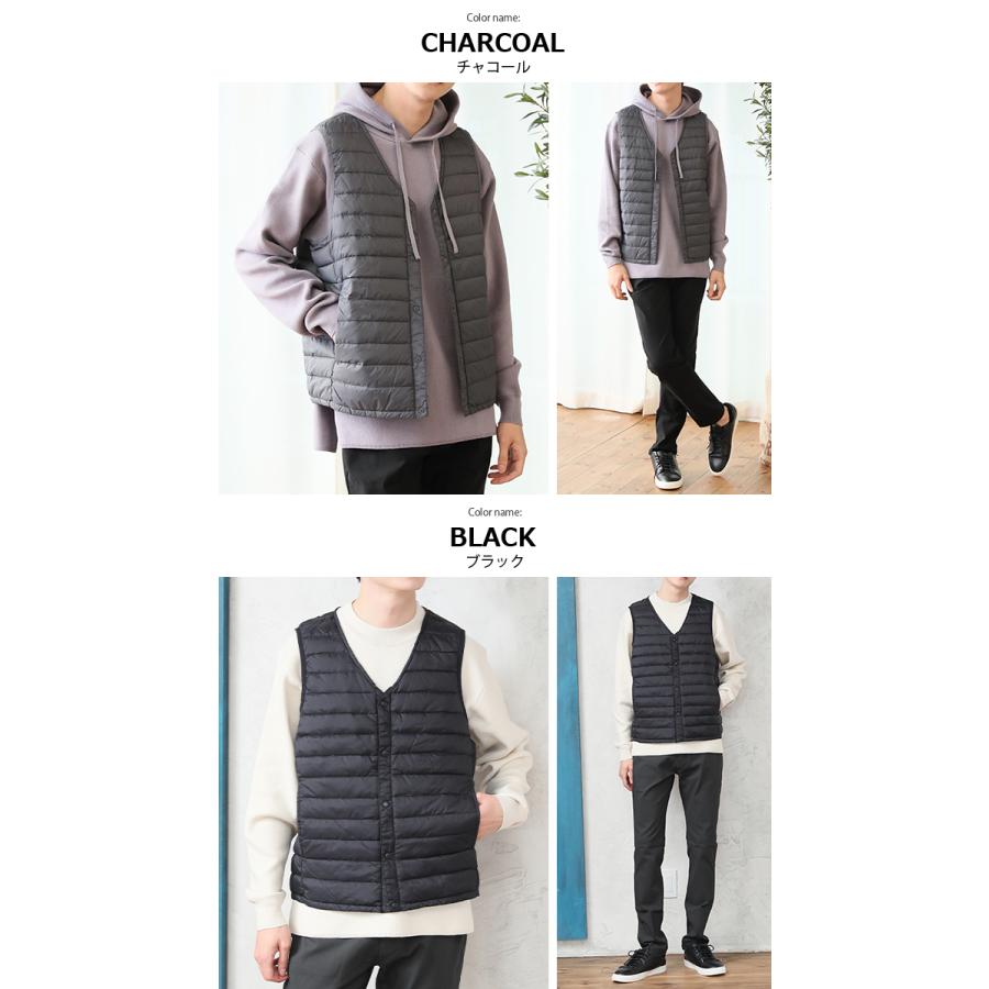 半額セール 大きいサイズ メンズ ビッグサイズ キングサイズ 3L 4L 5L/インナーダウン メンズ ダウンベスト/爆買 | ARCADE | 05