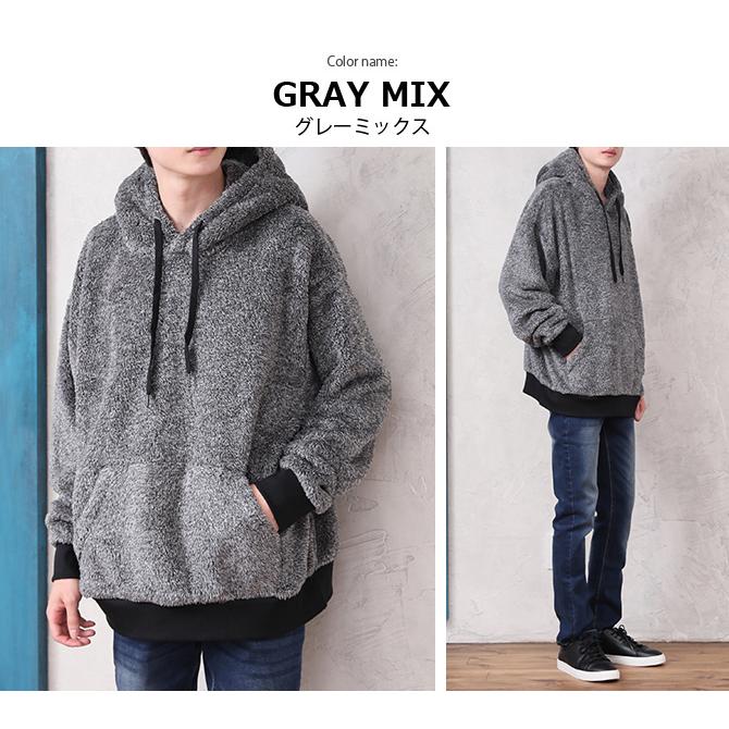 ARCADE（アーケード） パーカー メンズ トレーナー ファー ボア ニット