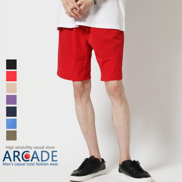 ハーフパンツ メンズ 撥水 軽量 ストレッチ ショートパンツ ナイロン 半ズボン 21 夏 新作 76 以上節約