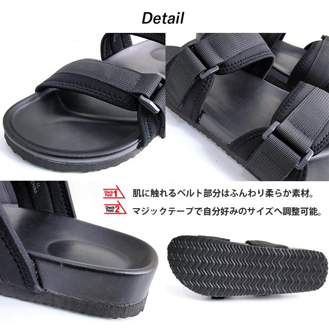 ARCADE 軽量 スポーツサンダル メンズ ベルクロ サンダル