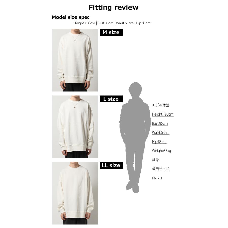 トレーナー メンズ コットンUSA スウェット ビッグシルエット トレーナー メンズ トップス 裏毛 ドロップショルダー 秋冬/爆買 | ARCADE | 04