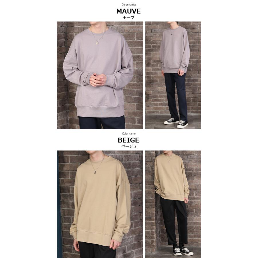 トレーナー メンズ コットンUSA スウェット ビッグシルエット トレーナー メンズ トップス 裏毛 ドロップショルダー 秋冬/爆買 | ARCADE | 08