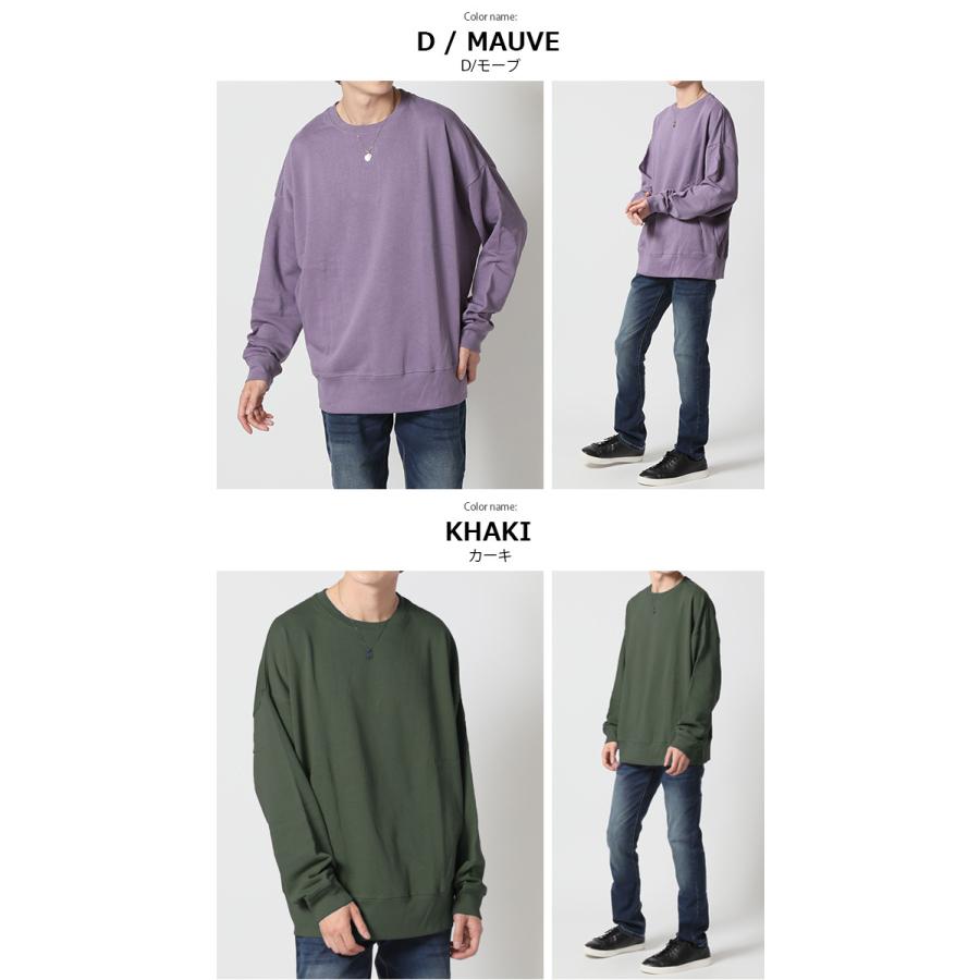 トレーナー メンズ コットンUSA スウェット ビッグシルエット トレーナー メンズ トップス 裏毛 ドロップショルダー 秋冬/爆買 | ARCADE | 09