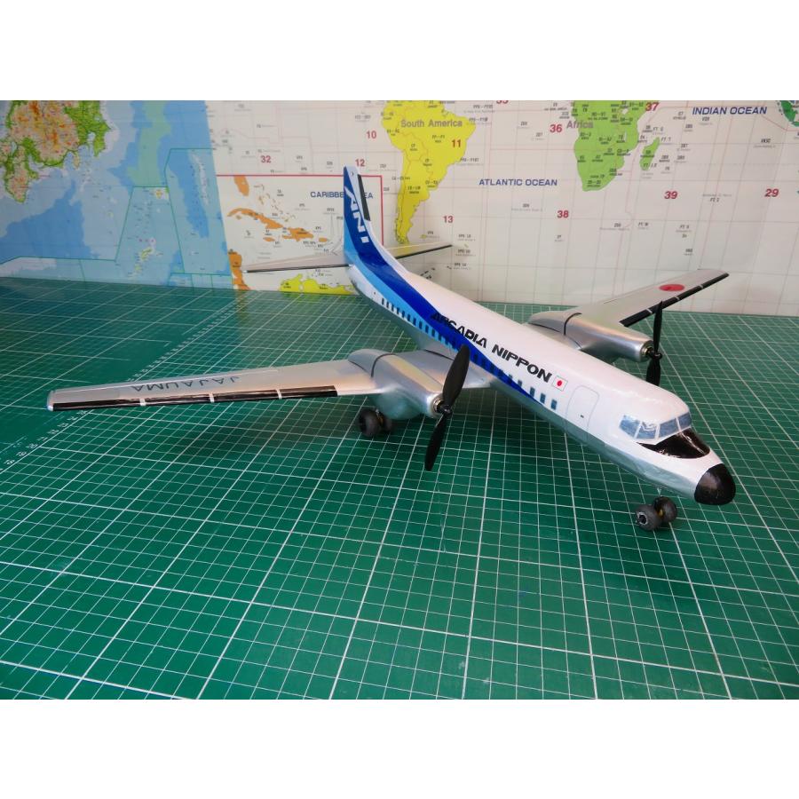 航空法規制外】「YS−11」重量77g 翼長550mm ミニ機 リブ 航空法規制外】「YS−11」重量77g 翼長550mm ミニ機 リブ