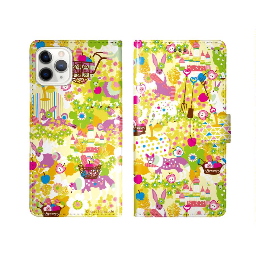 ホラグチカヨ スマホケース 手帳型 So 02l So 01l So 02k So 01k エクスペリア スマホカバー 手帳 ウサギ ヒツジ お花やりんごがいっぱい Xperia Hora 013 Bl アークデザイン 通販 Yahoo ショッピング