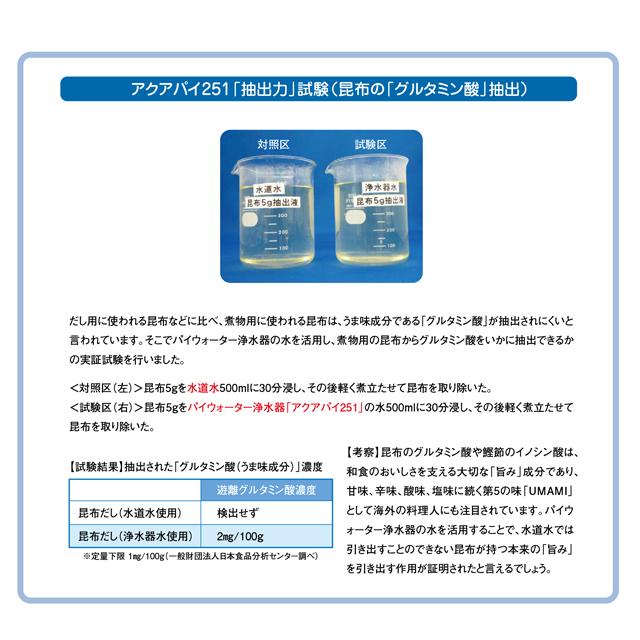 家庭用浄水器 AQUA-π251 アクアパイ πウォーター パイウォーター 送料