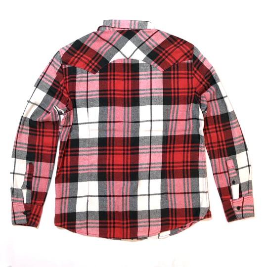 TMT チェックシャツ メンズ WOOLY PLAID SHIRTS graph plaid ファッション｜arcdeux｜05