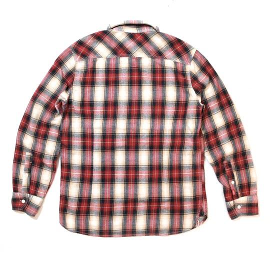 TMT チェックシャツ メンズ WOOLY PLAID SHIRTS over plaid ファッション｜arcdeux｜07