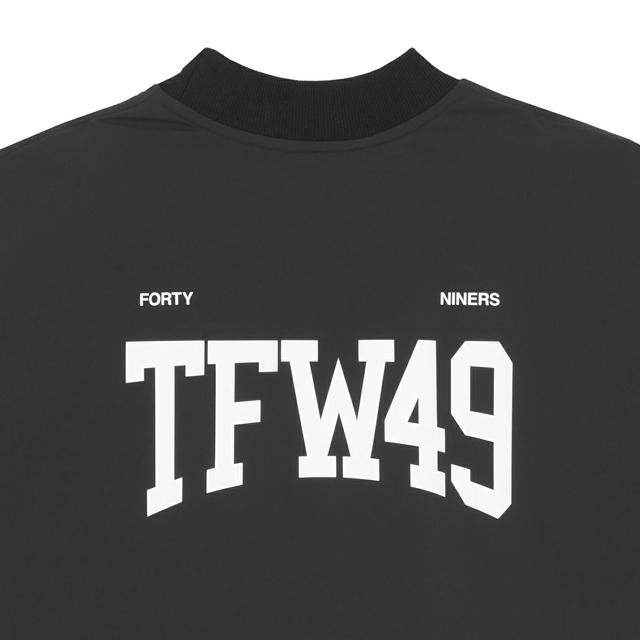 新品未使用　TFW49 半袖　モックネック　サイズS TFW49 - HALF MOCKNECK TEE | モックネックシャツ | S.ブルー