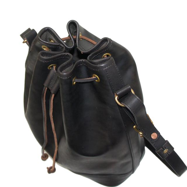 Vasco ヴァスコ バスコ ショルダーバッグ 巾着バッグ LEATHER WANDER PURSE BAG B.L.W. VS-213L ワンショルダーバッグ A4サイズの画像