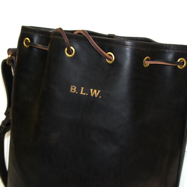 Vasco ヴァスコ バスコ ショルダーバッグ 巾着バッグ LEATHER WANDER PURSE BAG B.L.W. VS-213L ワンショルダーバッグ A4サイズの画像