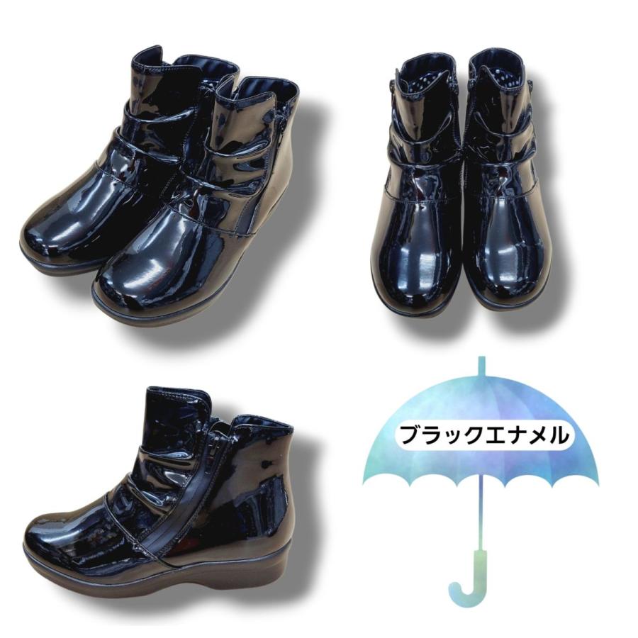 レインブーツ レインシューズ 撥水 防滑 甲高 幅広 4E 外反母趾 梅雨