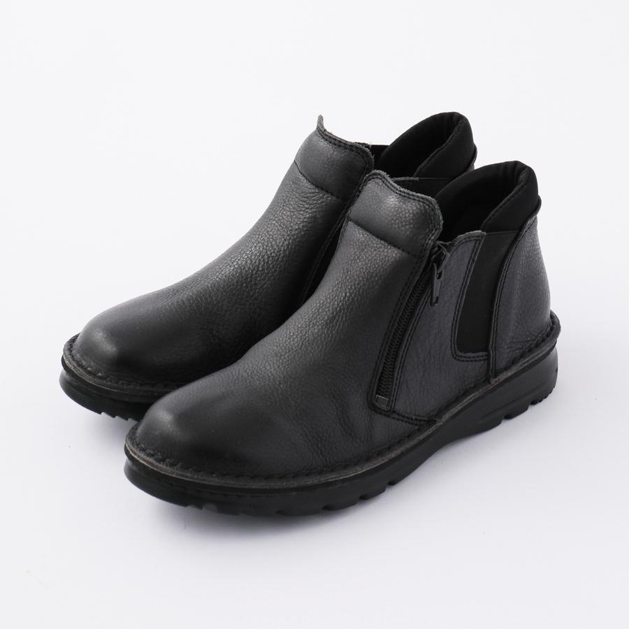 甲高 幅広 4E コンフォートブーツ ショートブーツ 婦人靴 レディース