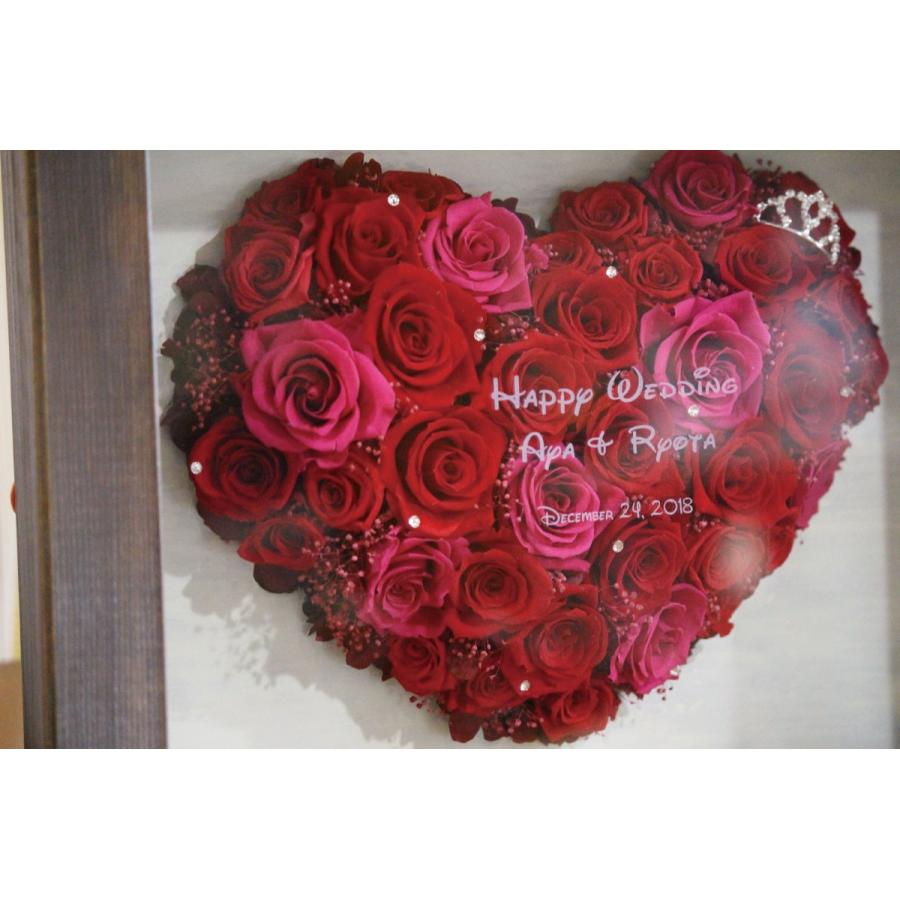 プリザーブドフラワーハートボックス プロポーズ薔薇 結婚記念日 誕生日 記念日 プレゼント 赤いバラ | ARCH | 01