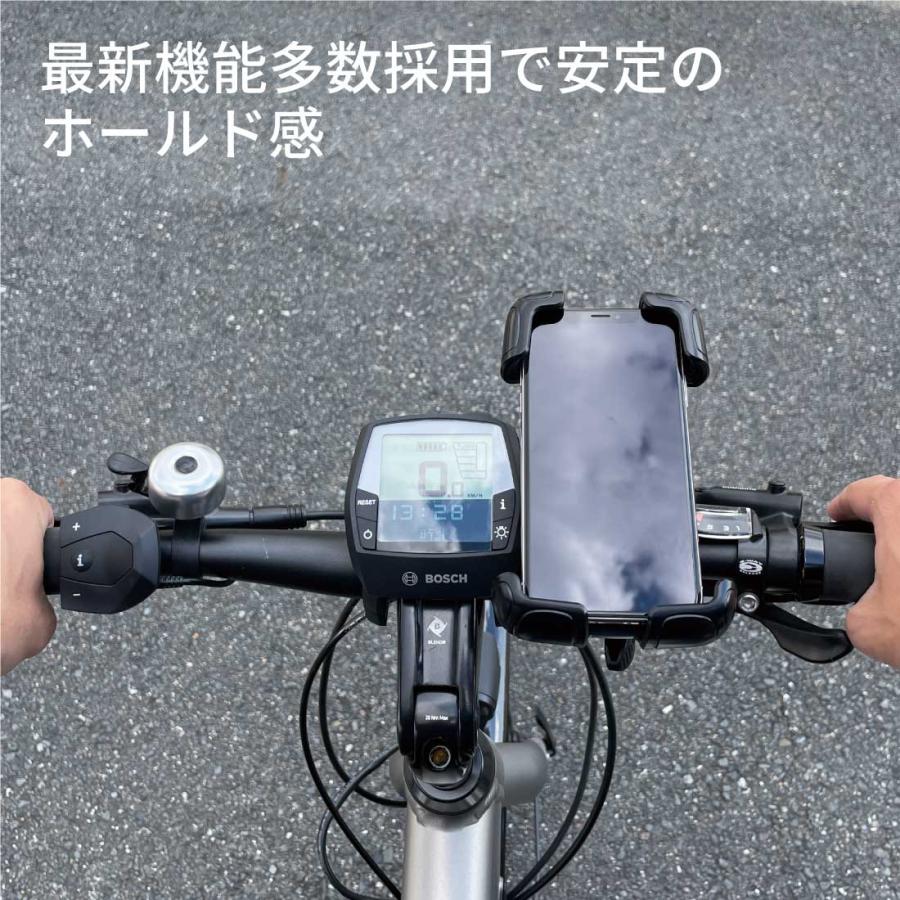 自転車 スマホホルダー new 【新開発プルーフラバー採用 】 スマホ