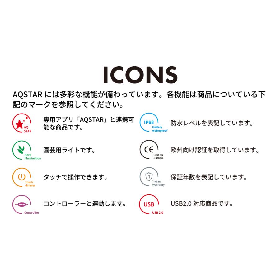 LEDSTAR 水槽ライト モデルDOT2 【RGBW コンパクトライト】ボトル