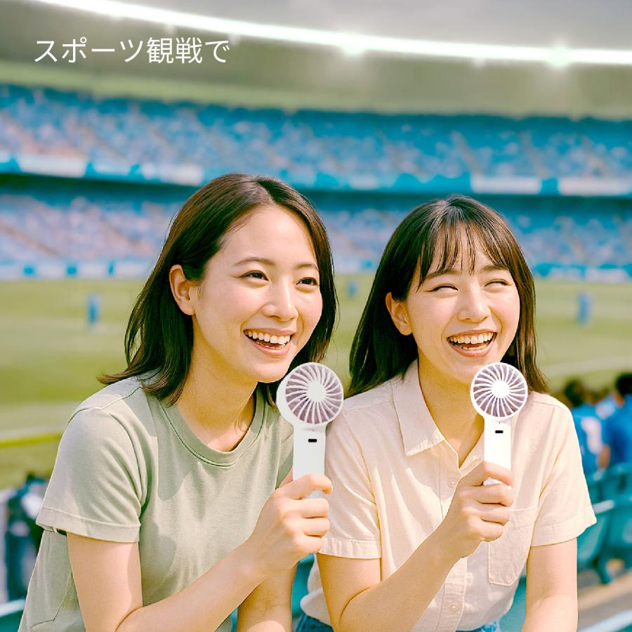 スパイラルミニ　低周波　微弱電流　スパイラルテーピング　※説明書なし ハンディファン 【-28℃特許取得済】 扇風機 小型 手持ち扇風機