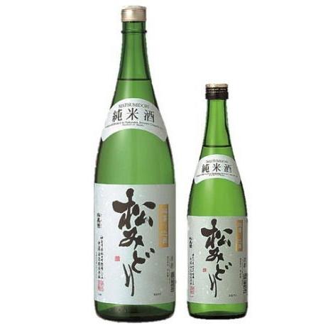 純米酒 松みどり 1800ml 中沢酒造 神奈川県 □ 一部の商品はリサイクル