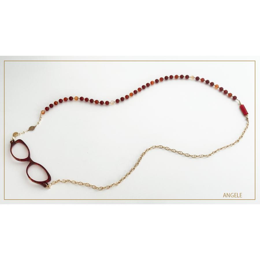 ルーペネックレス おしゃれ 拡大鏡 日本製 鯖江製 淡水パール付き シニアグラス レディース 真珠 ペンダント ギフト プレゼント ANGELE  A10003 |  | 06